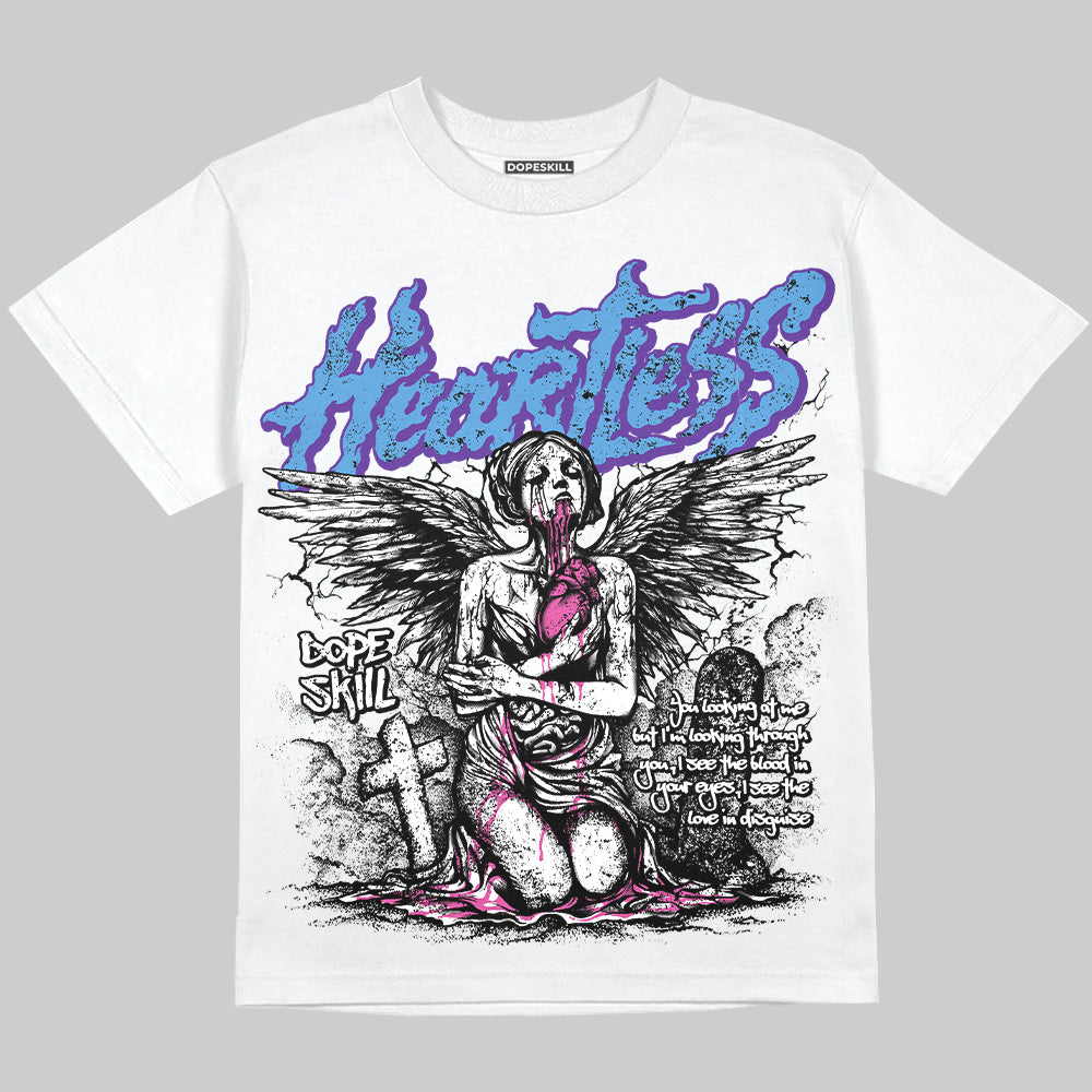 PURPLE Collection DopeSkill Oversize Print T-Shirt Heartless Graphic