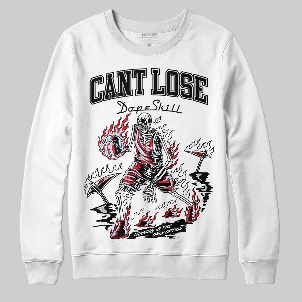 Black Metallic Reimagined 5s DopeSkill Sweatshirt Cant Lose Graphic