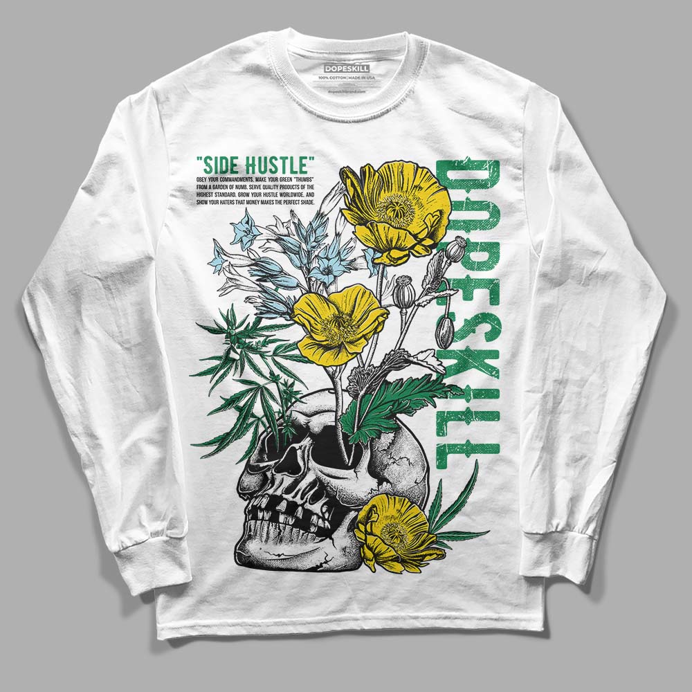 Lucky Green 5s DopeSkill Long Sleeve T-Shirt Side Hustle Graphic