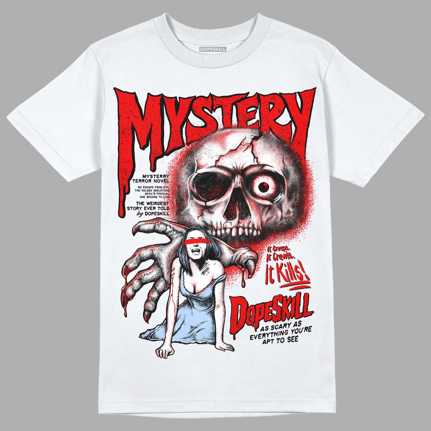 Cherry 11s DopeSkill T-Shirt Mystery Ghostly Grasp Graphic