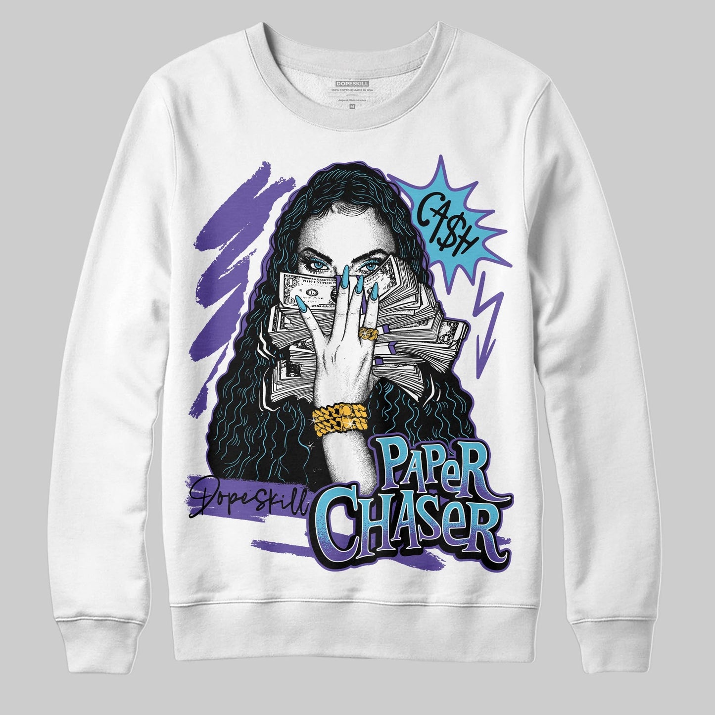 Aqua 8s DopeSkill Sweatshirt NPC Graphic