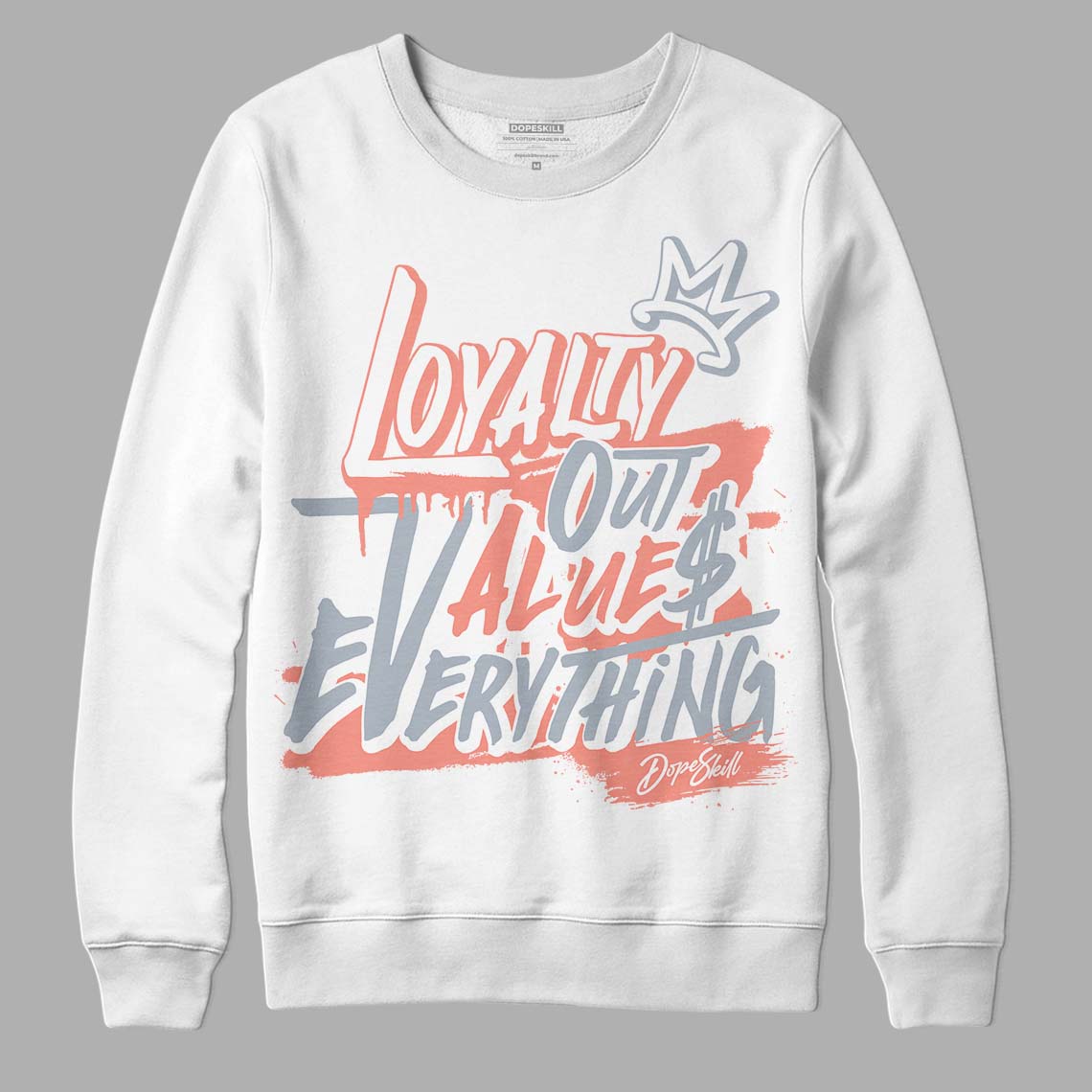 Crimson Bliss 5s DopeSkill Sweatshirt LOVE Graphic