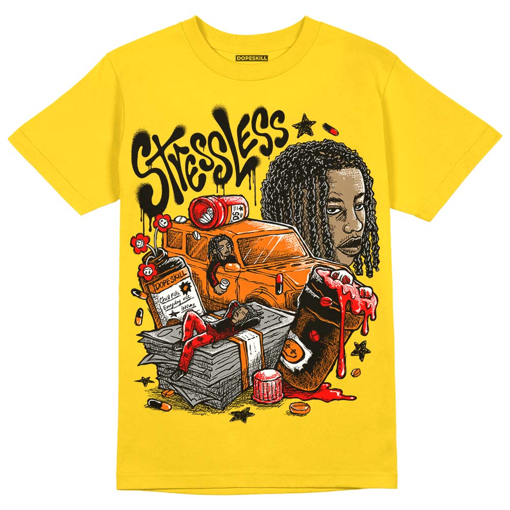 Black Tour Yellow AJ 4 Thunder DopeSkill Unisex T-Shirt Stressless Graphic