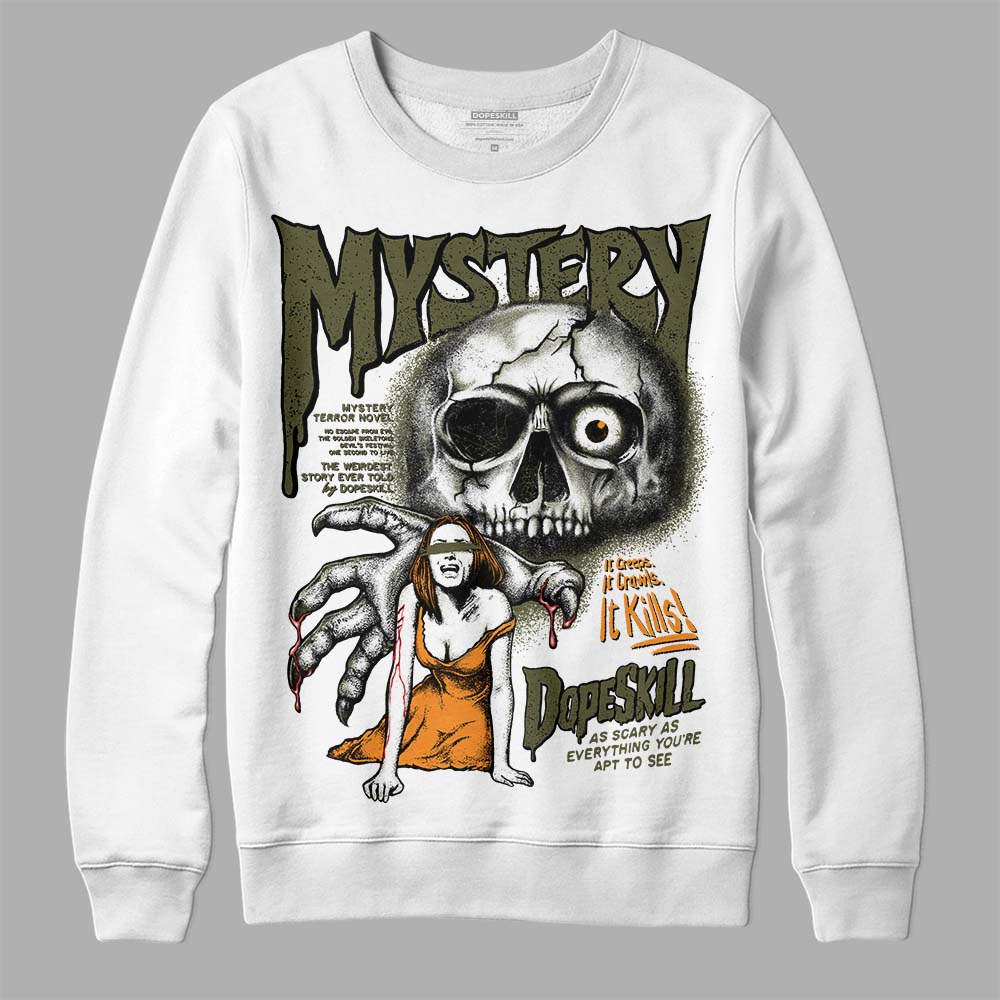 Olive 5s DopeSkill Sweatshirt Mystery Ghostly Grasp Graphic