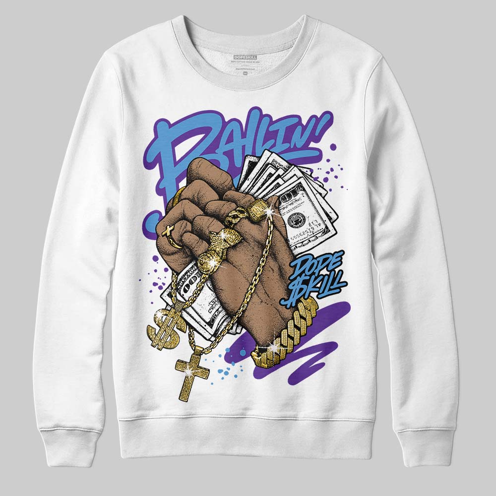 PURPLE Collection DopeSkill Sweatshirt Always Ballin' Graphic