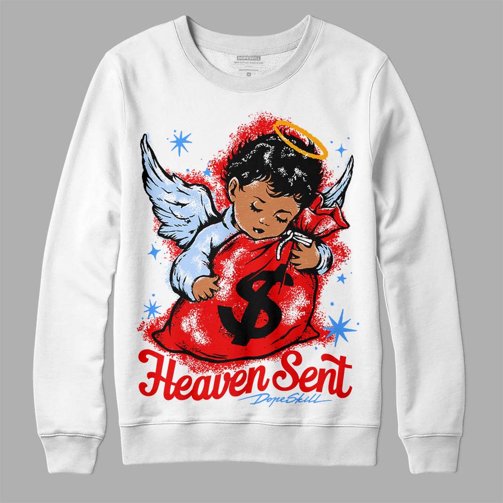 Cherry 11s DopeSkill Sweatshirt Heaven Sent Graphic