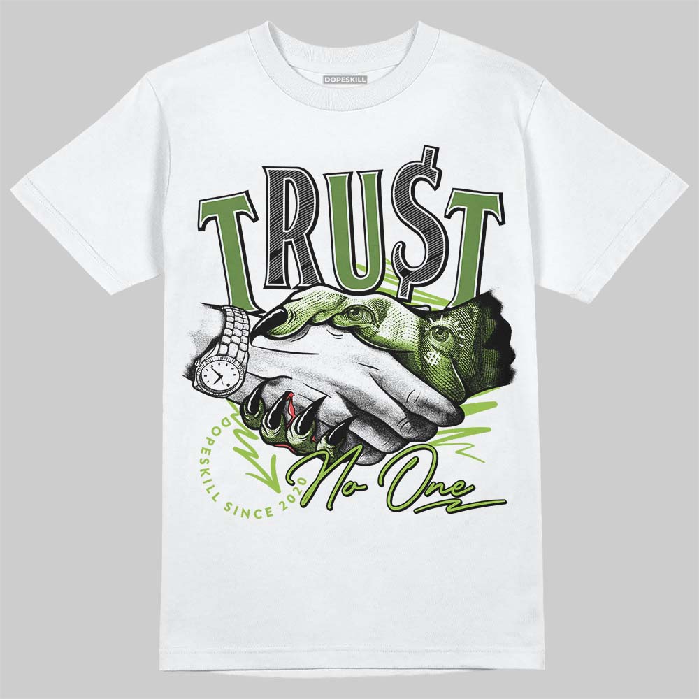 Dunk Low 'Chlorophyll' DopeSkill T-Shirt Trust No One Graphic