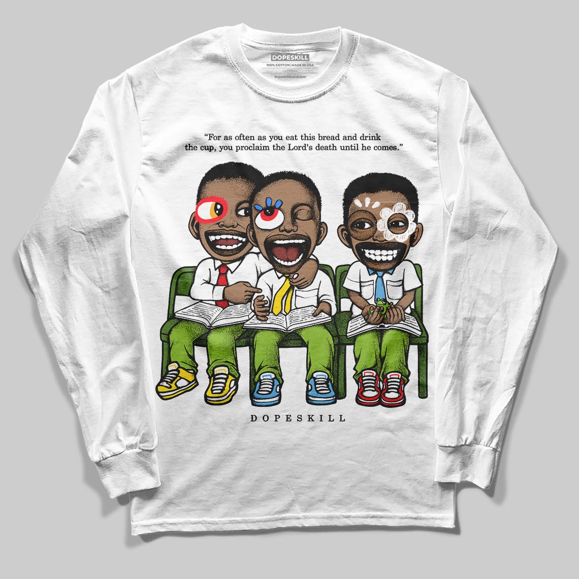 Dunk 'Chlorophyll' DopeSkill Long Sleeve T-Shirt First Sunday Graphic