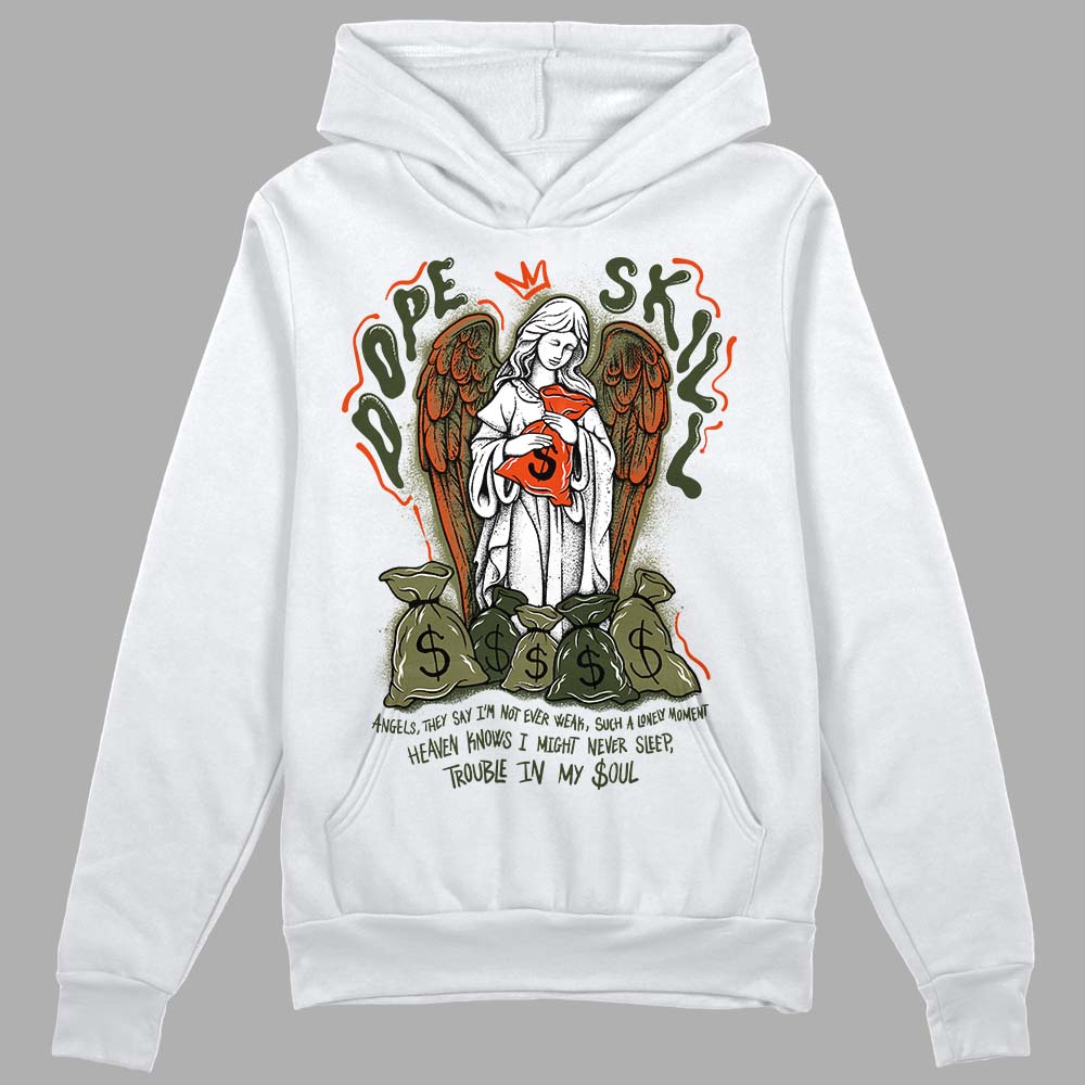 Olive Collection DopeSkill Hoodie Sweatshirt Angels Graphic