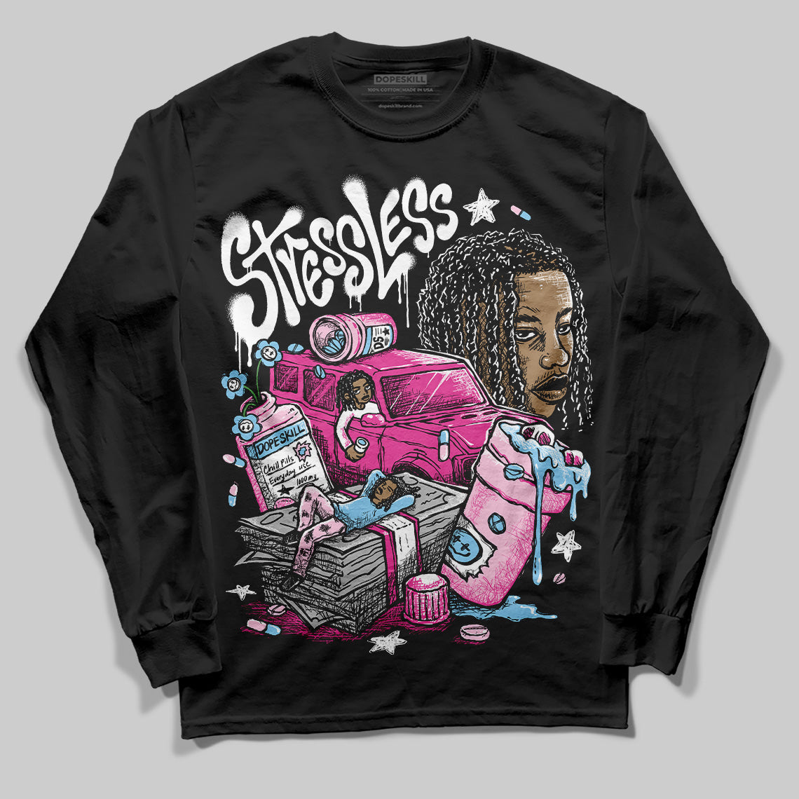 Doernbecher 6s DopeSkill Long Sleeve T-Shirt Stressless Graphic