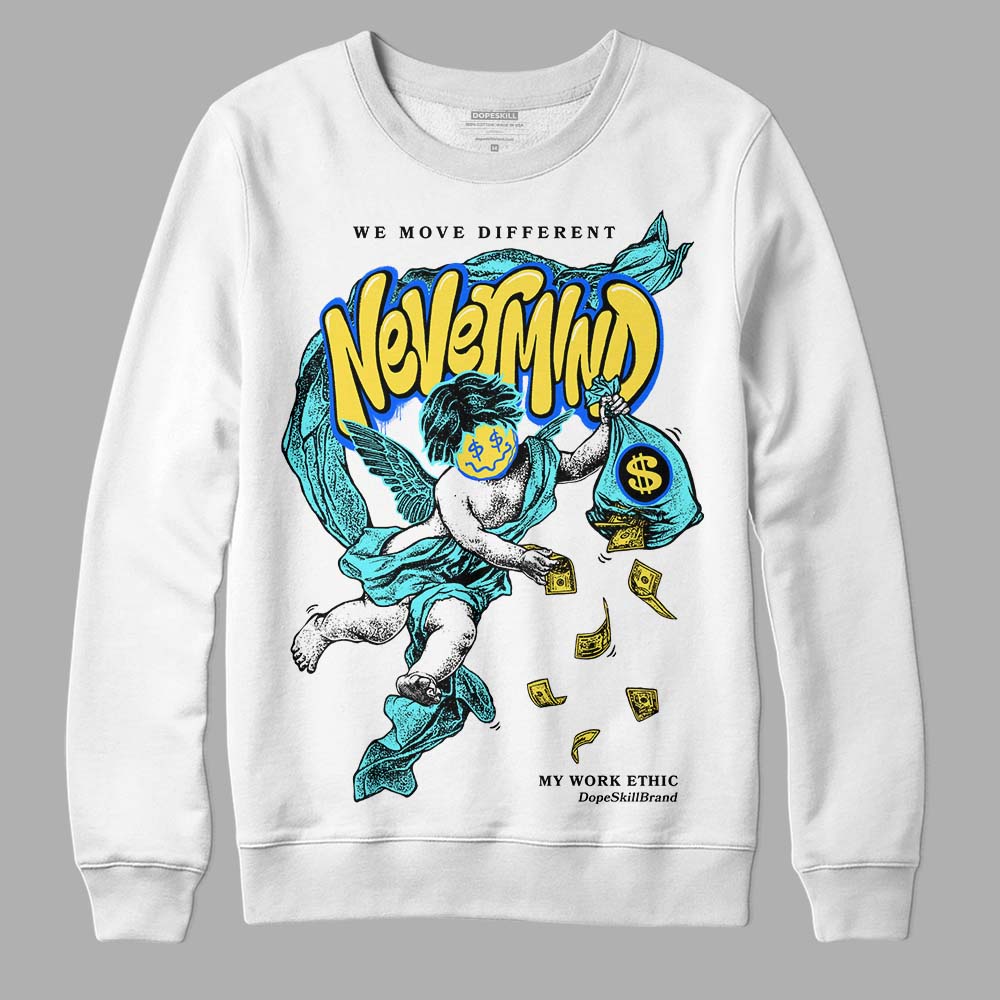 Aqua 5s DopeSkill Sweatshirt Nevermind Graphic