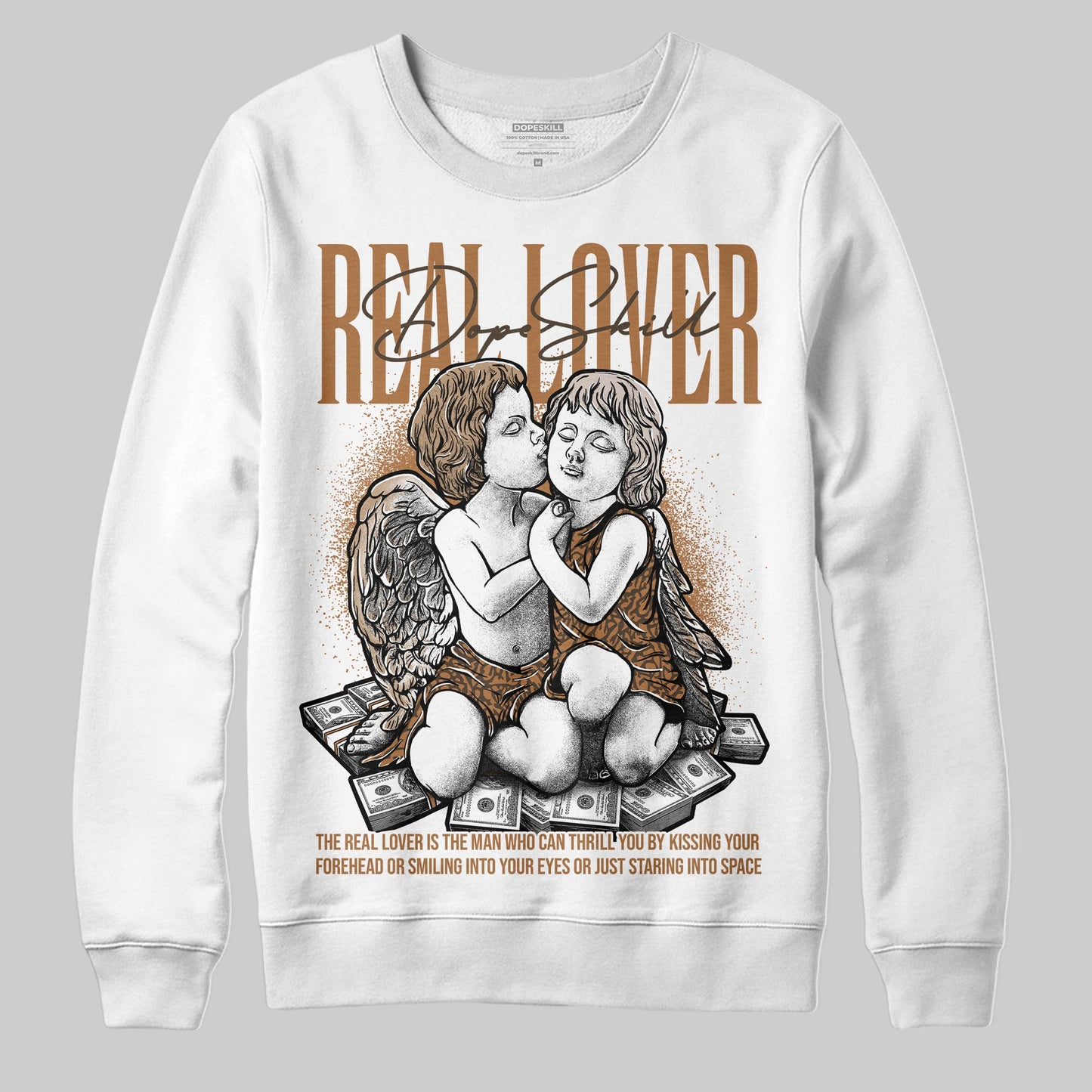 Palomino 3s DopeSkill Sweatshirt Real Lover Graphic