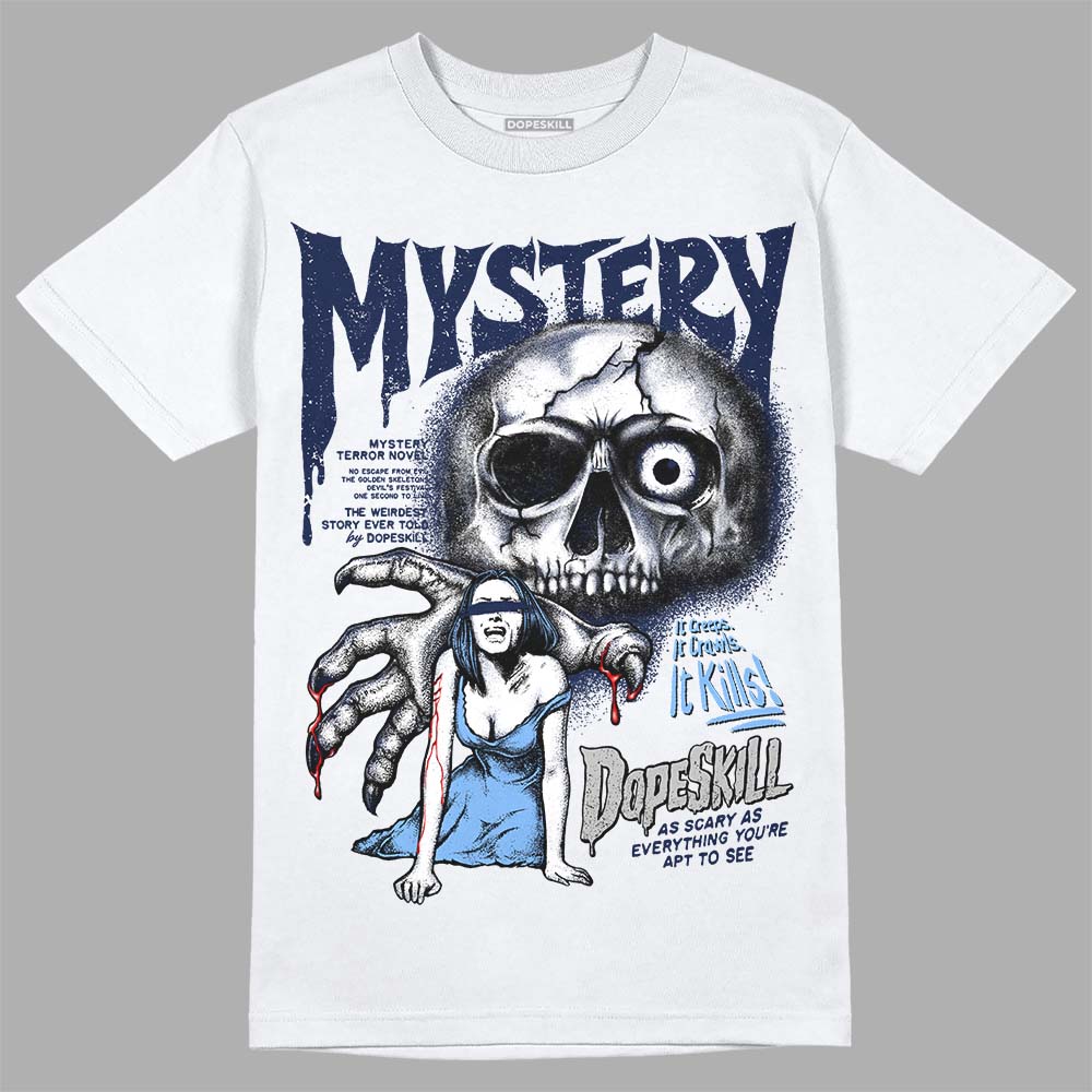 Midnight Navy 5s DopeSkill T-Shirt Mystery Ghostly Grasp Graphic