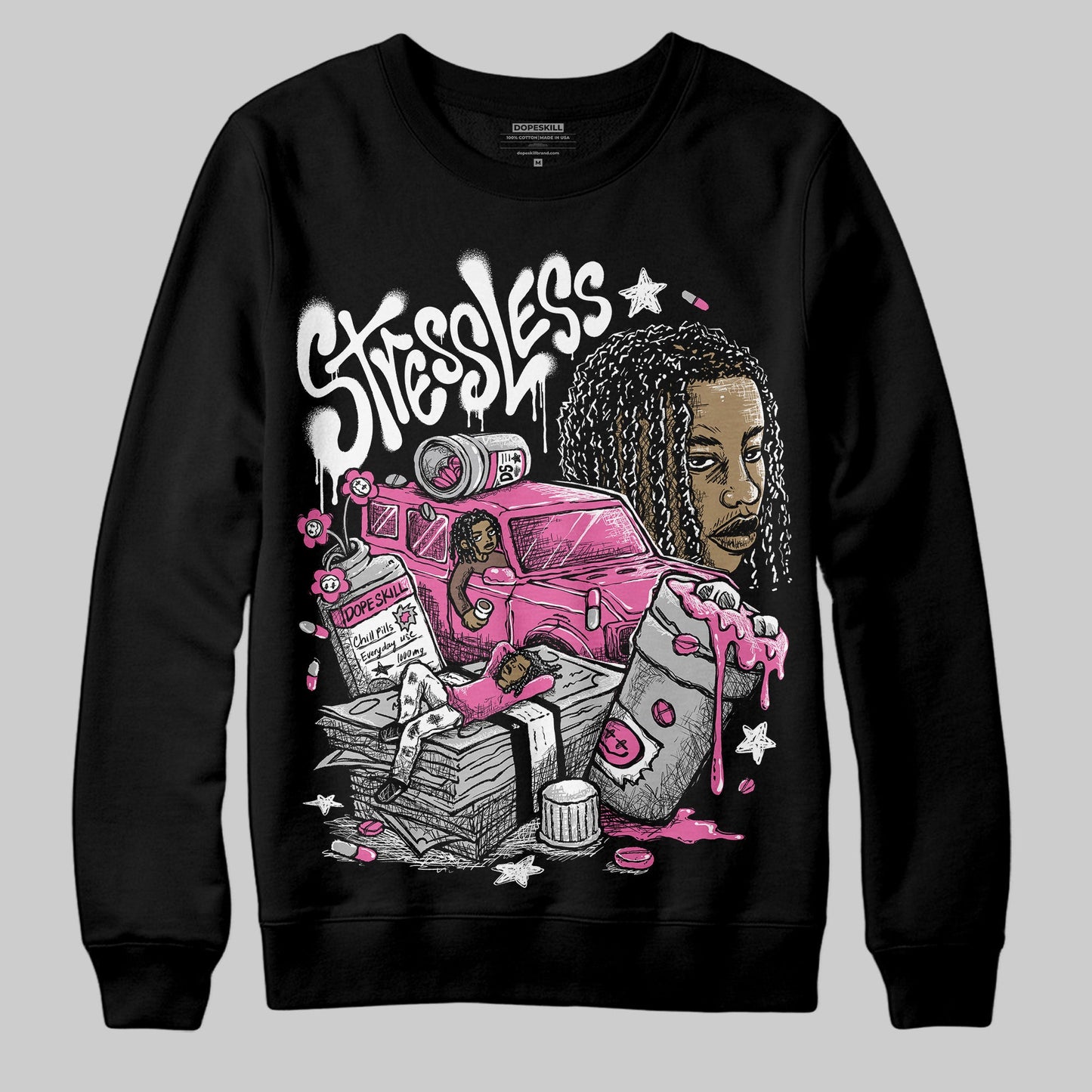 Kayano 14 Cream Sweet Pink DopeSkill Sweatshirt Stressless Graphic