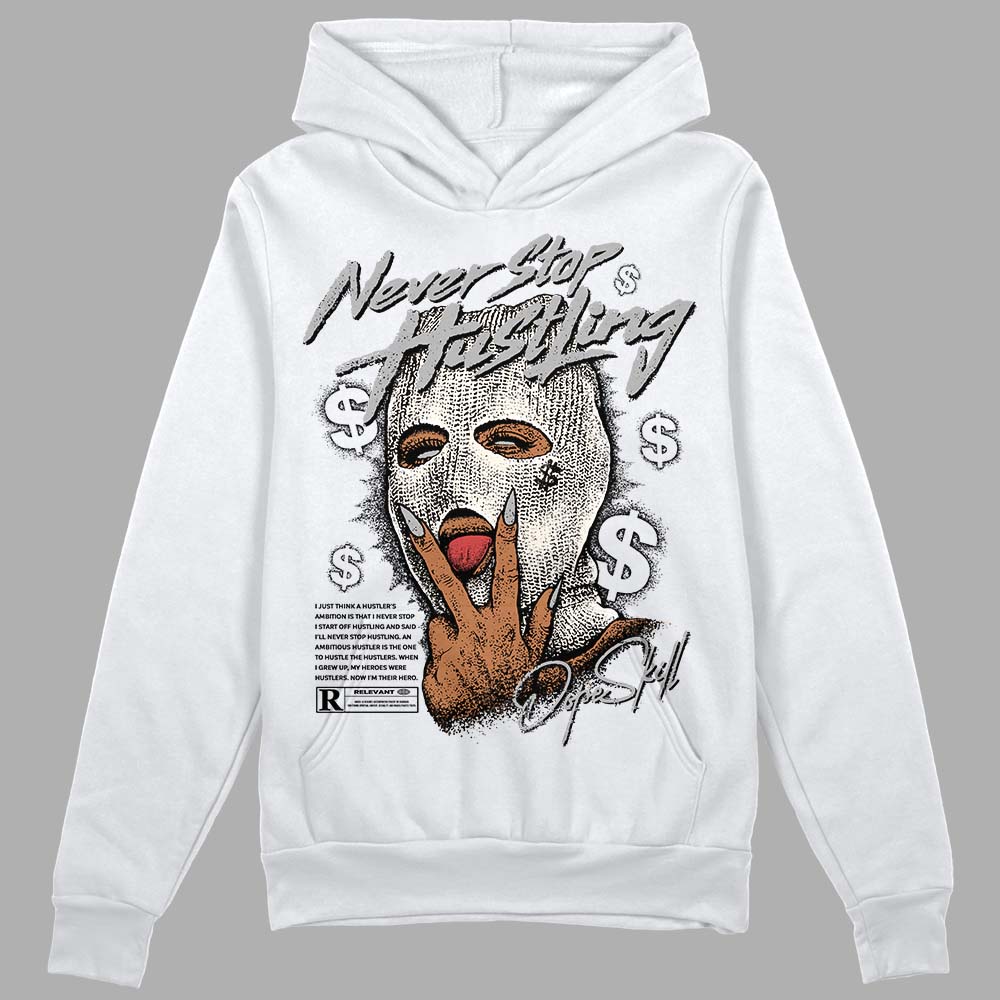 Off Noir 3s DopeSkill Hoodie Sweatshirt Never Stop Hustling Graphic