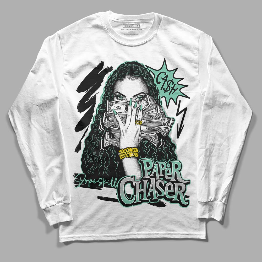 Green Glow 3s DopeSkill Long Sleeve T-Shirt NPC Graphic