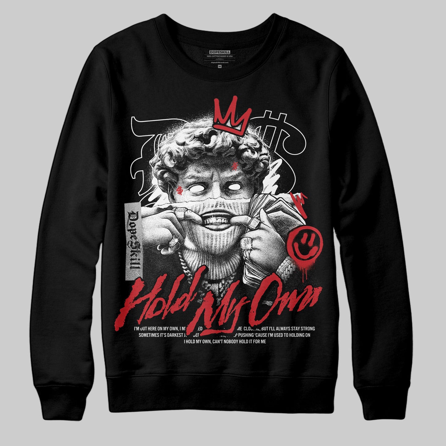 Bred 11s DopeSkill Sweatshirt In My Way Graphic