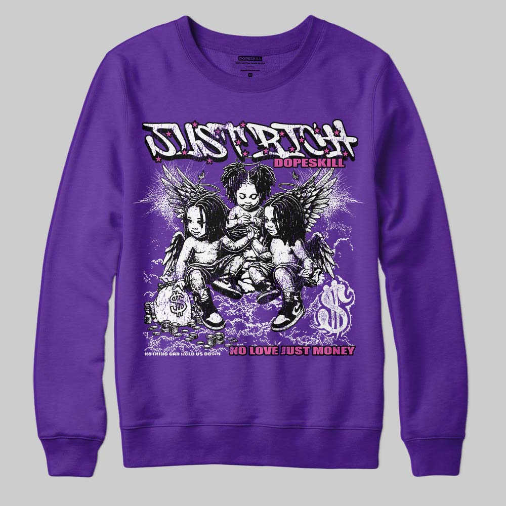 PURPLE Collection DopeSkill Sweatshirt Just Rich Graphic