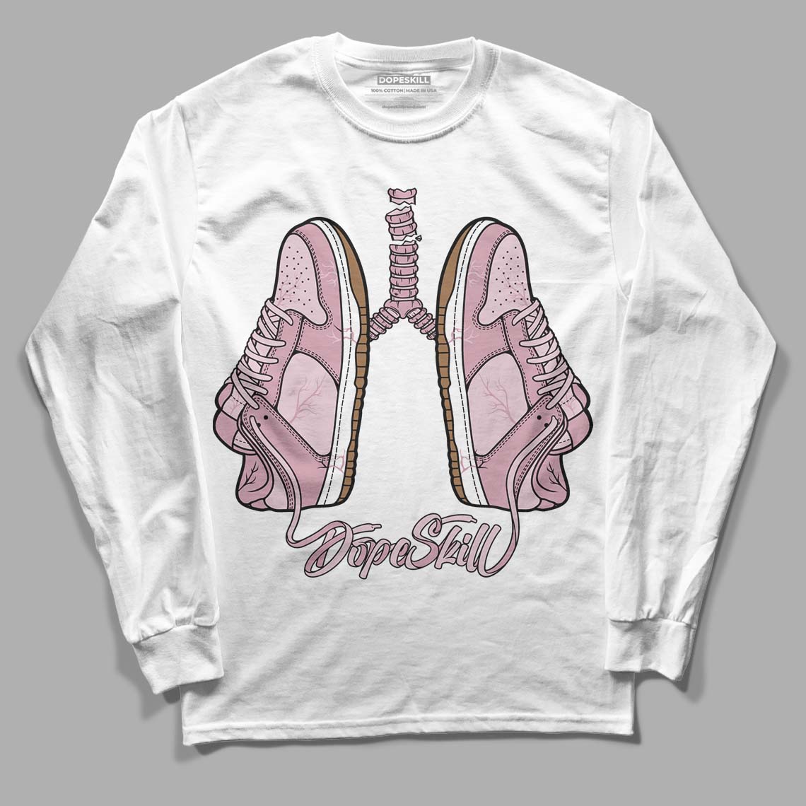 Dunk Low Teddy Bear Pink DopeSkill Long Sleeve T-Shirt Breathe Graphic
