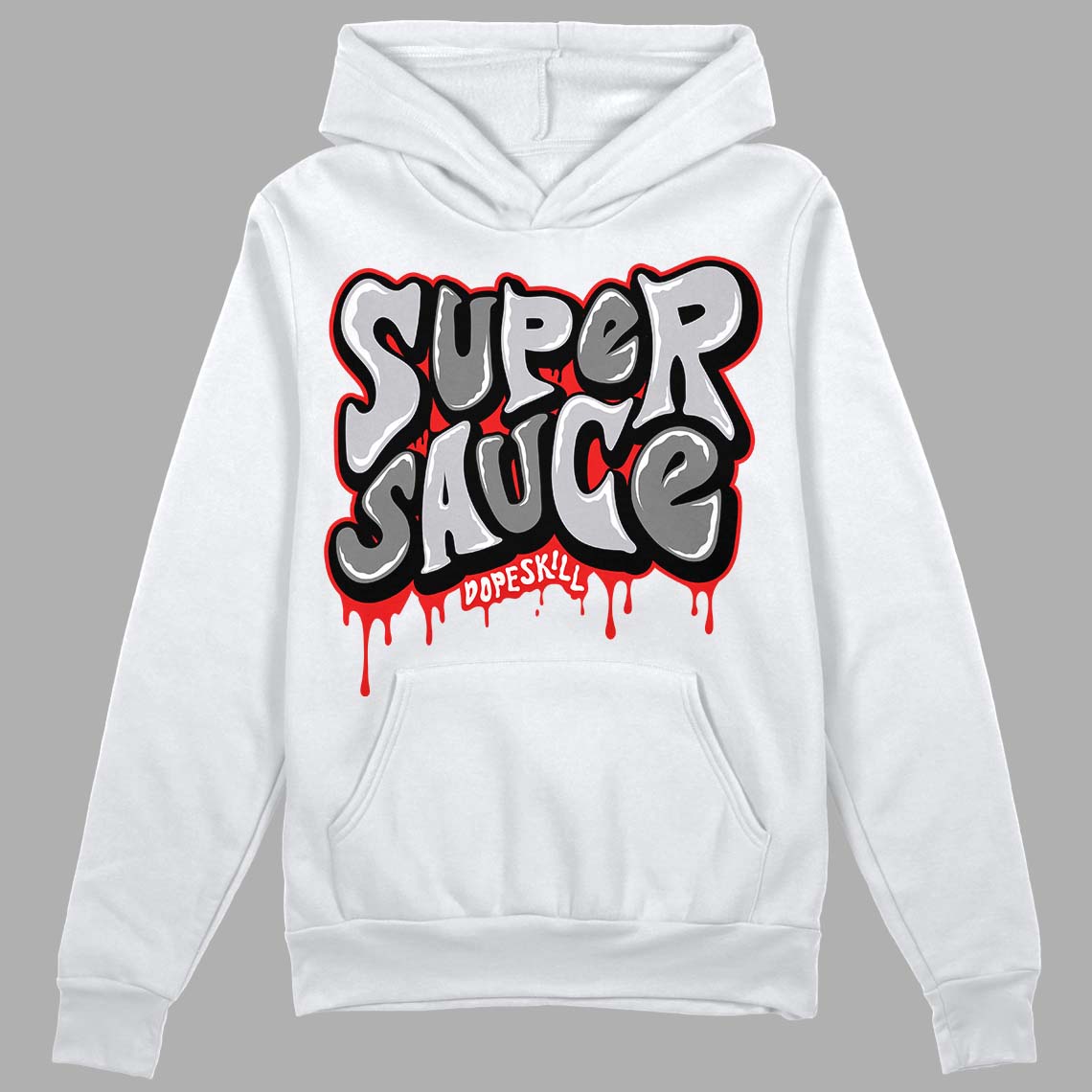 Grey Collection DopeSkill Hoodie Sweatshirt Super Sauce Graphic