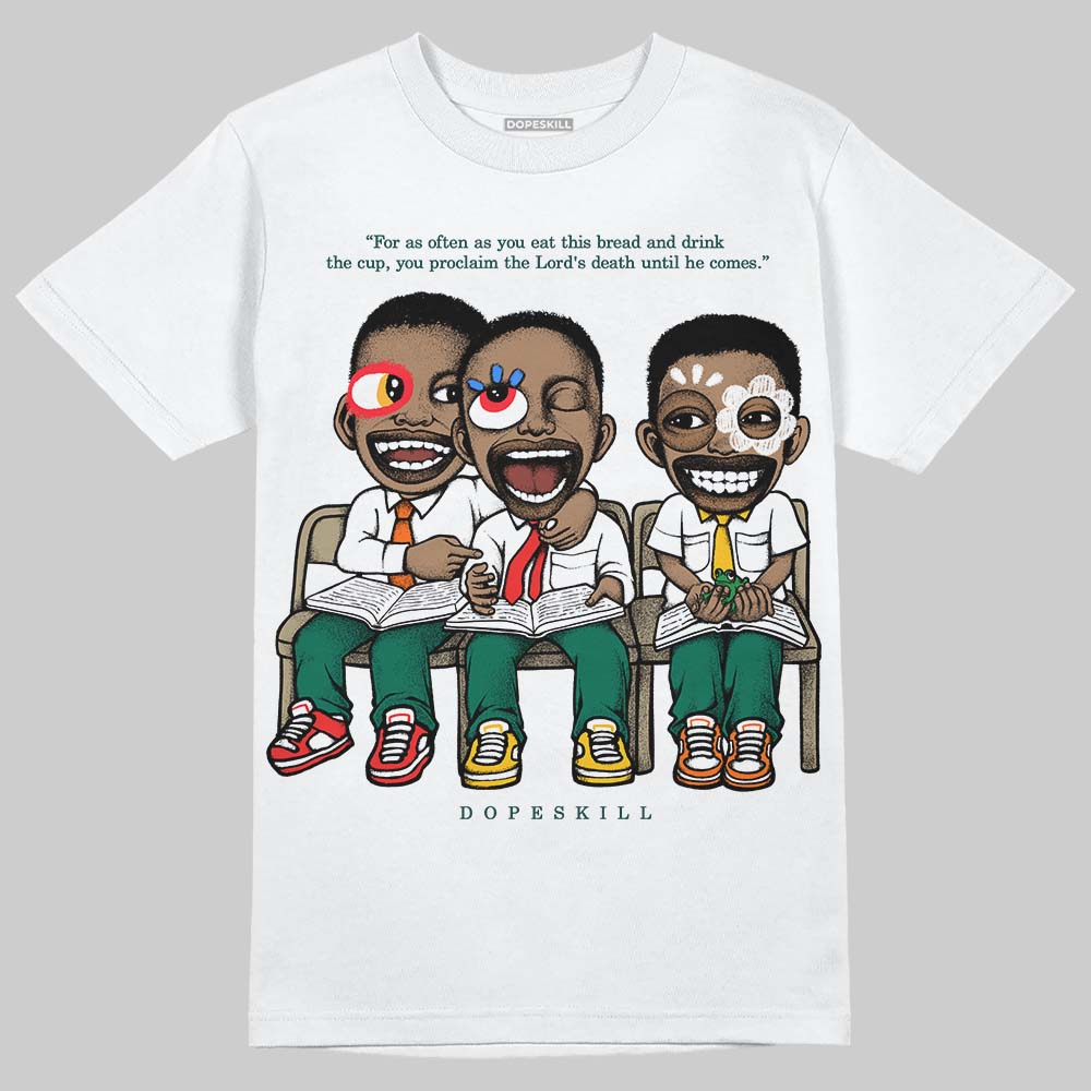 Oxidized Green 4s DopeSkill T-Shirt First Sunday Graphic