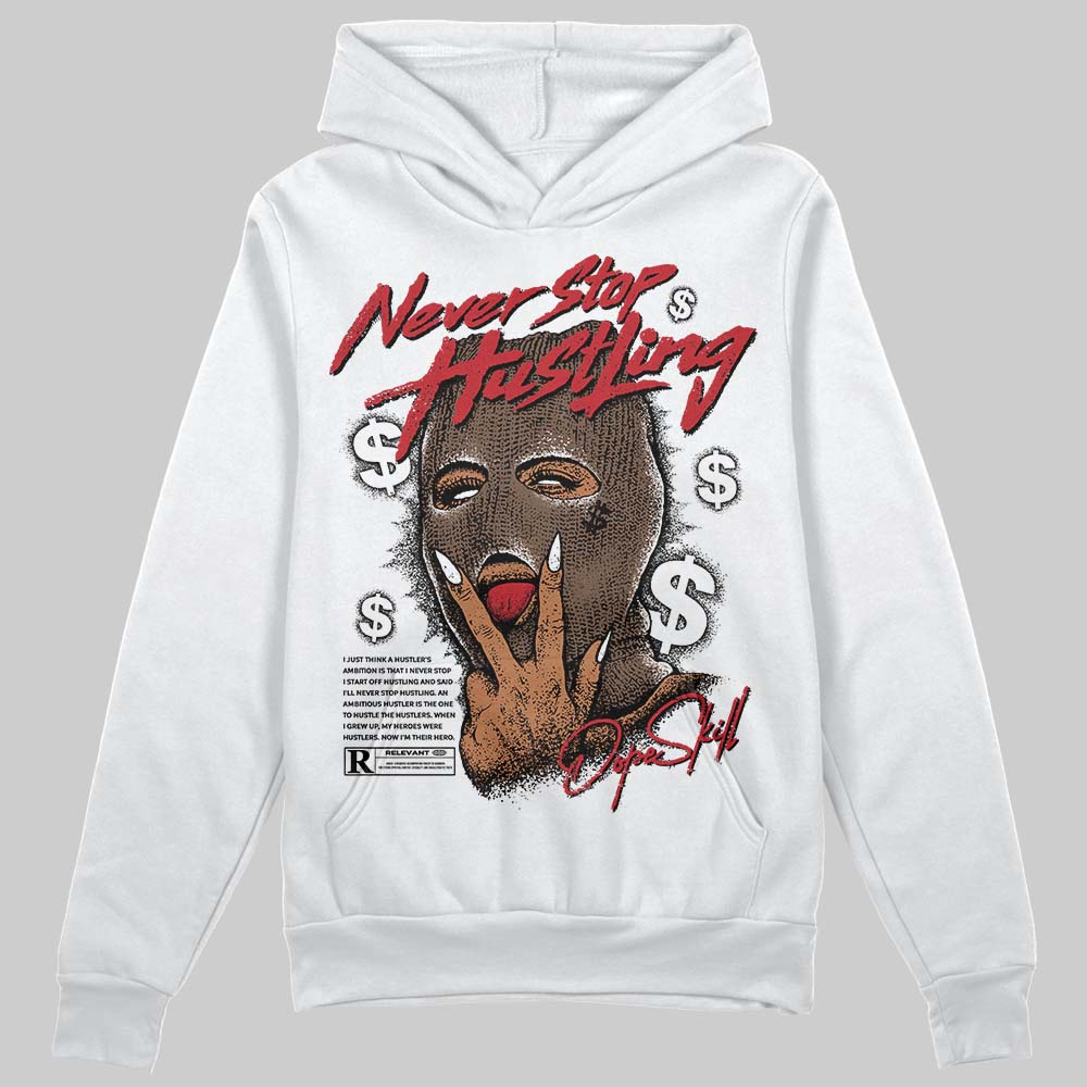 Olive 9s DopeSkill Hoodie Sweatshirt Never Stop Hustling Graphic