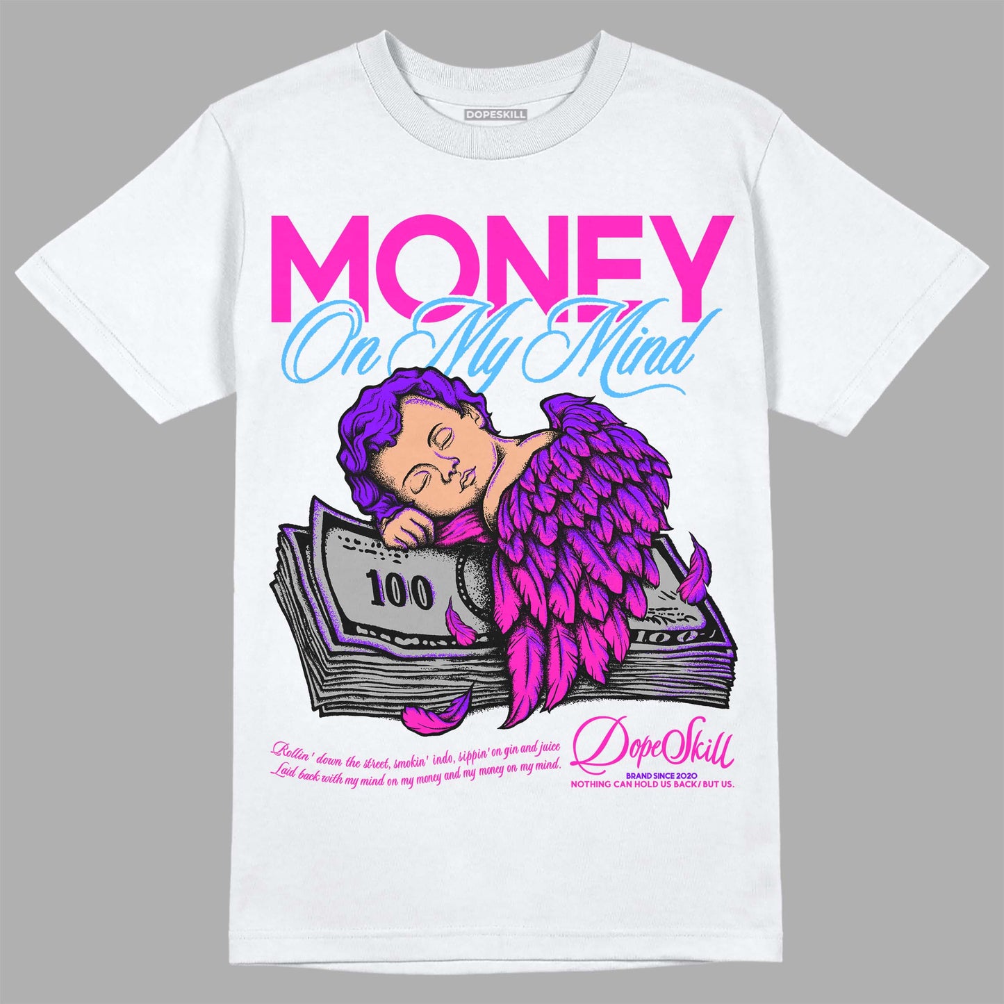 Dunk Low Active Fuchsia DopeSkill T-Shirt MOMM Graphic