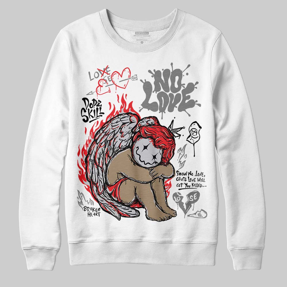 Grey Collection DopeSkill Sweatshirt No Love Graphic