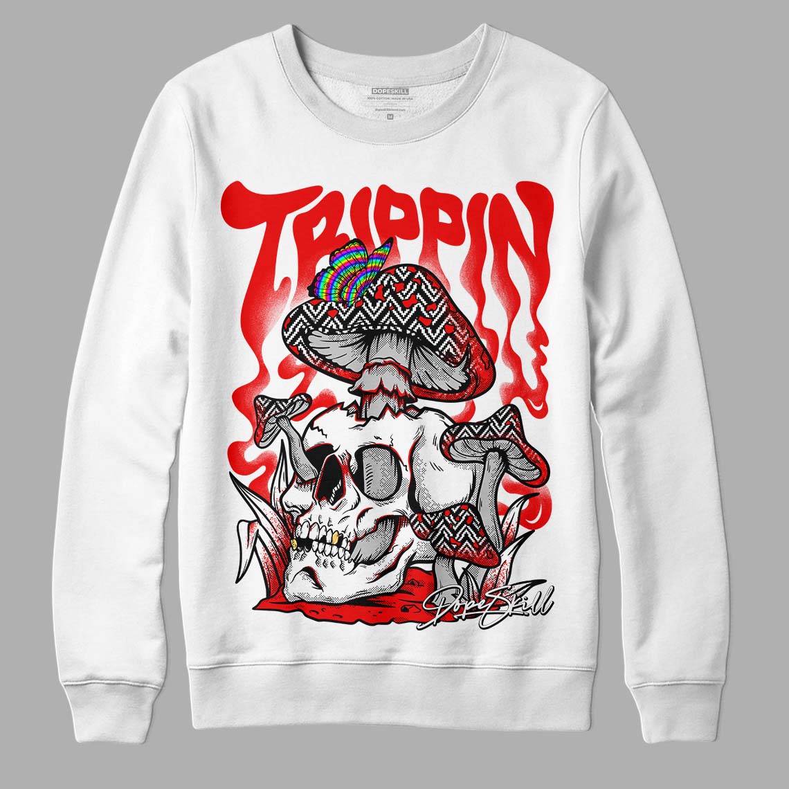 Cherry 12s DopeSkill Sweatshirt Trippin Graphic