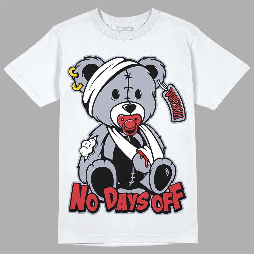 Bred Reimagined 4s DopeSkill T-Shirt Hurt Bear Graphic