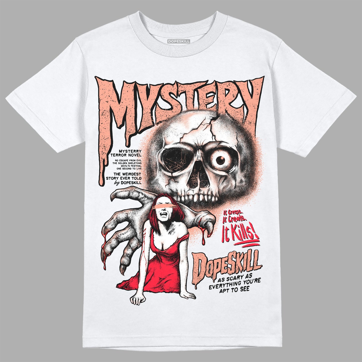 Crimson Bliss 5s DopeSkill T-Shirt Mystery Ghostly Grasp Graphic