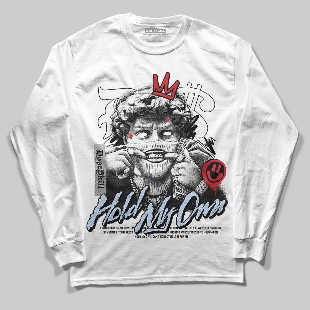 Black Metallic Reimagined 5s DopeSkill Long Sleeve T-Shirt In My Way Graphic