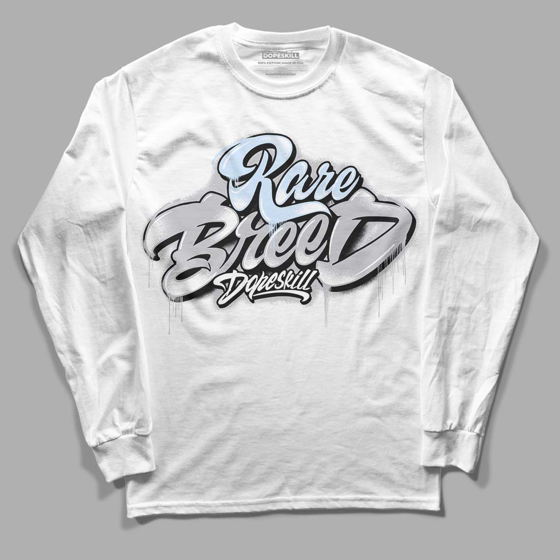 Cement Grey 11s DopeSkill Long Sleeve T-Shirt Rare Breed Type Graphic