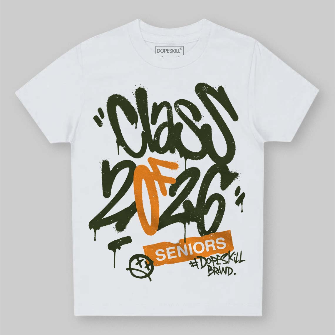 Olive Collection DopeSkill Toddler Kids T-shirt Class of 2026 Graphic