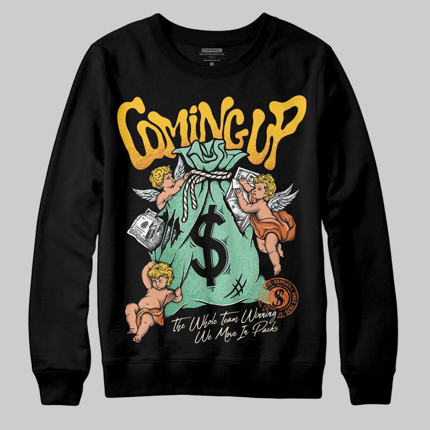 SB Dunk “Rodeo” DopeSkill Sweatshirt Money Bag Coming Up Graphic