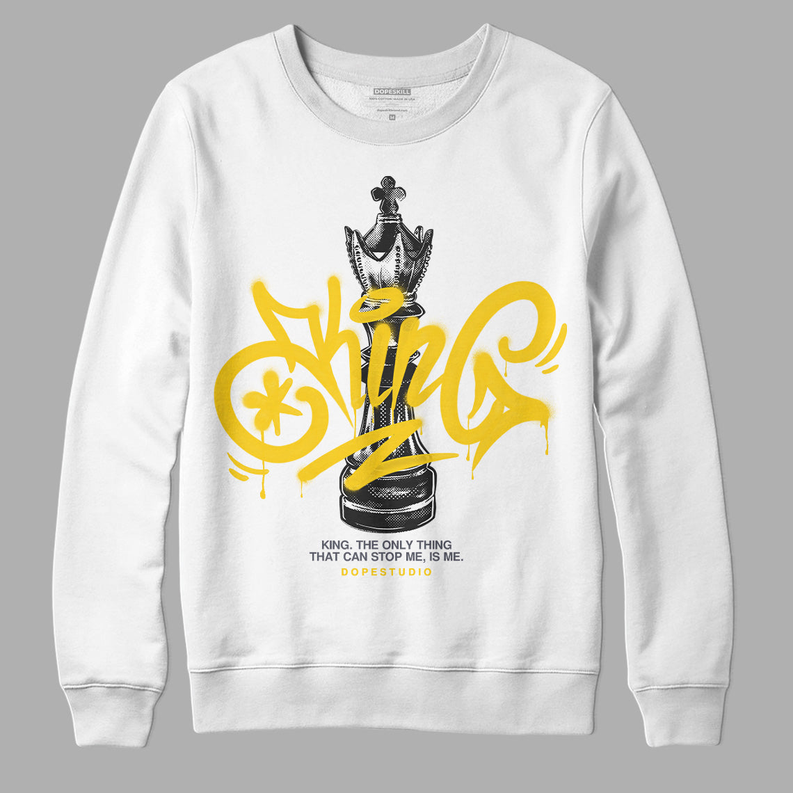 Lightning 4s DopeSkill Sweatshirt King Chess Graphic