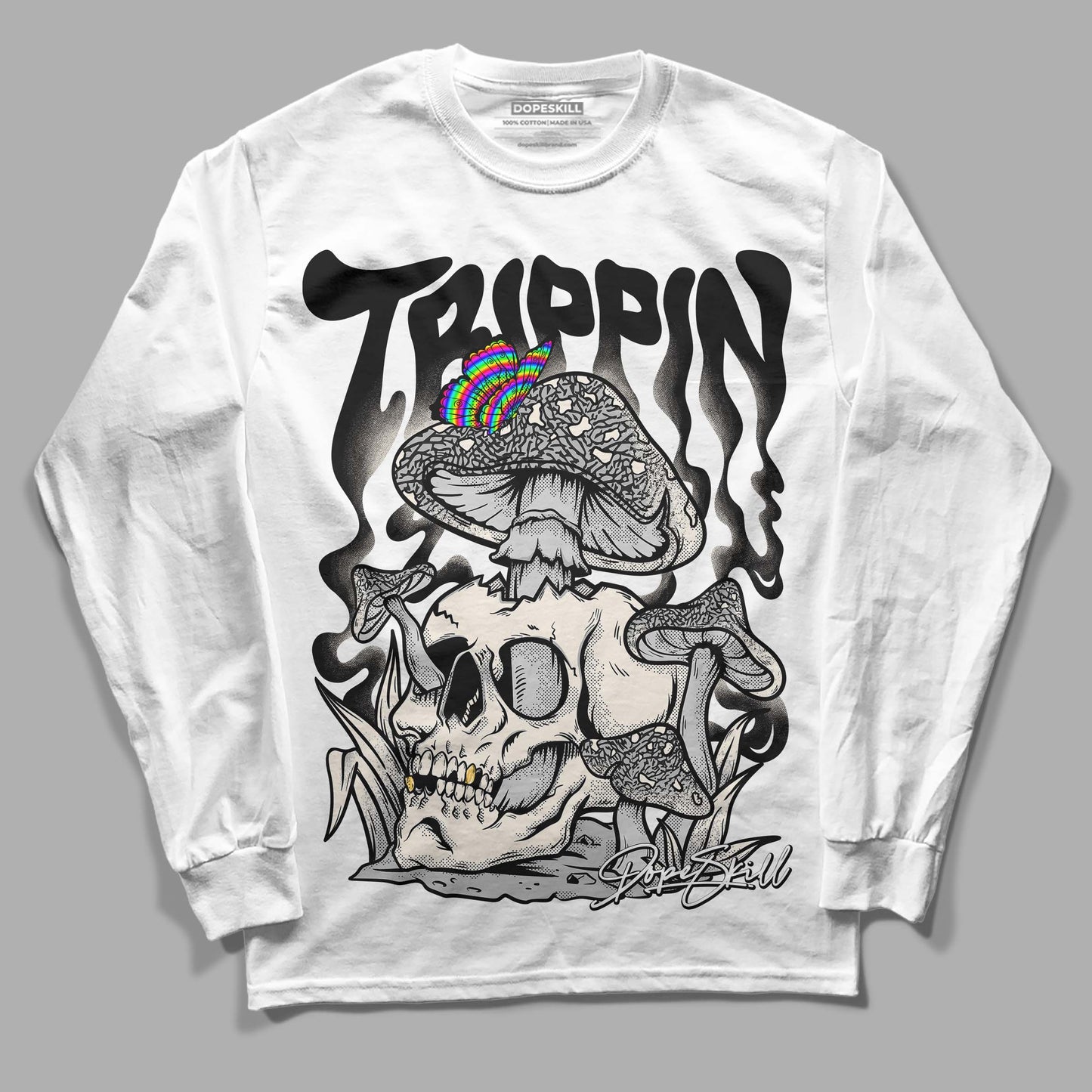 Off Noir 3s DopeSkill Long Sleeve T-Shirt Trippin Graphic