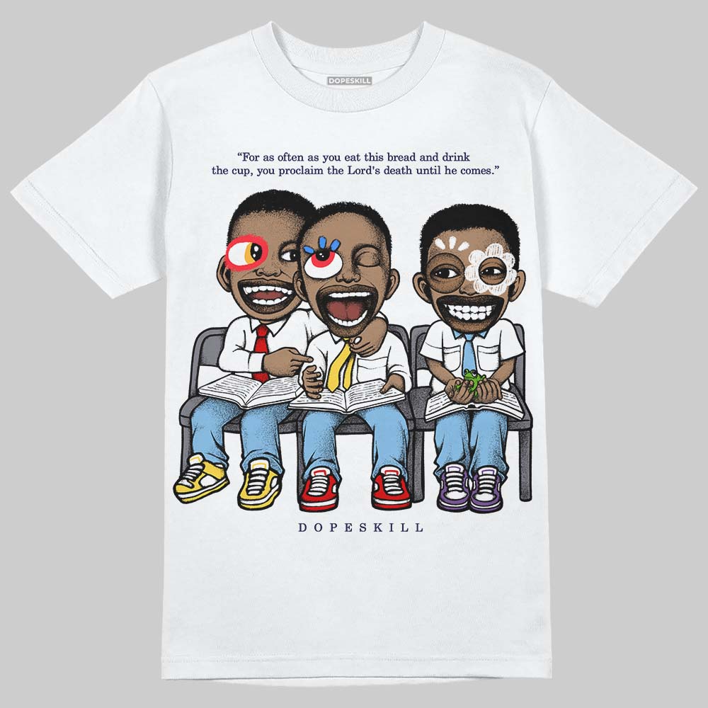 University Blue Collection DopeSkill T-Shirt First Sunday Graphic