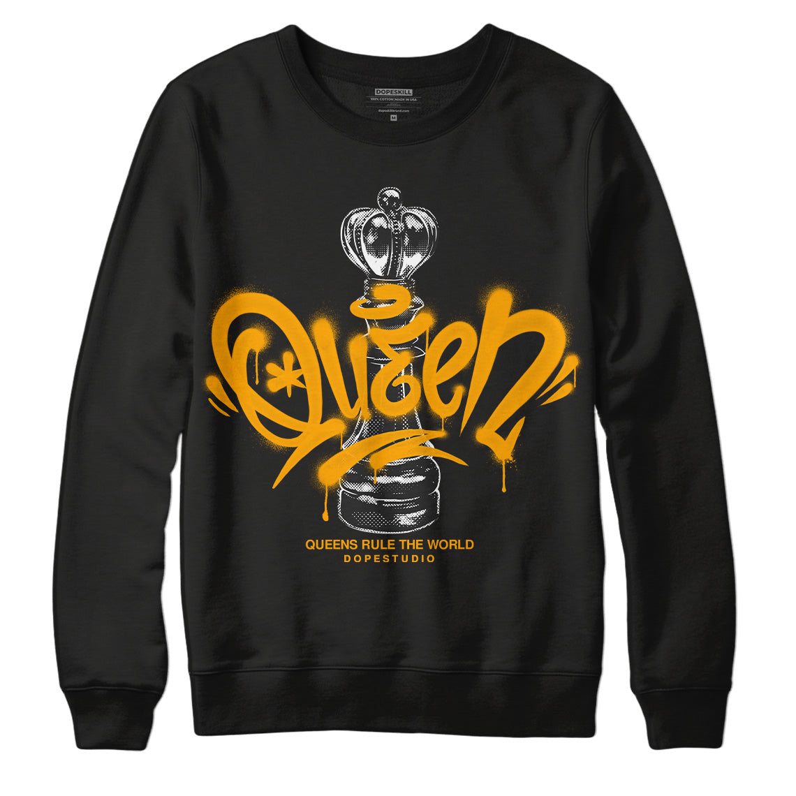 Black Taxi 12s DopeSkill Sweatshirt Queen Chess Graphic