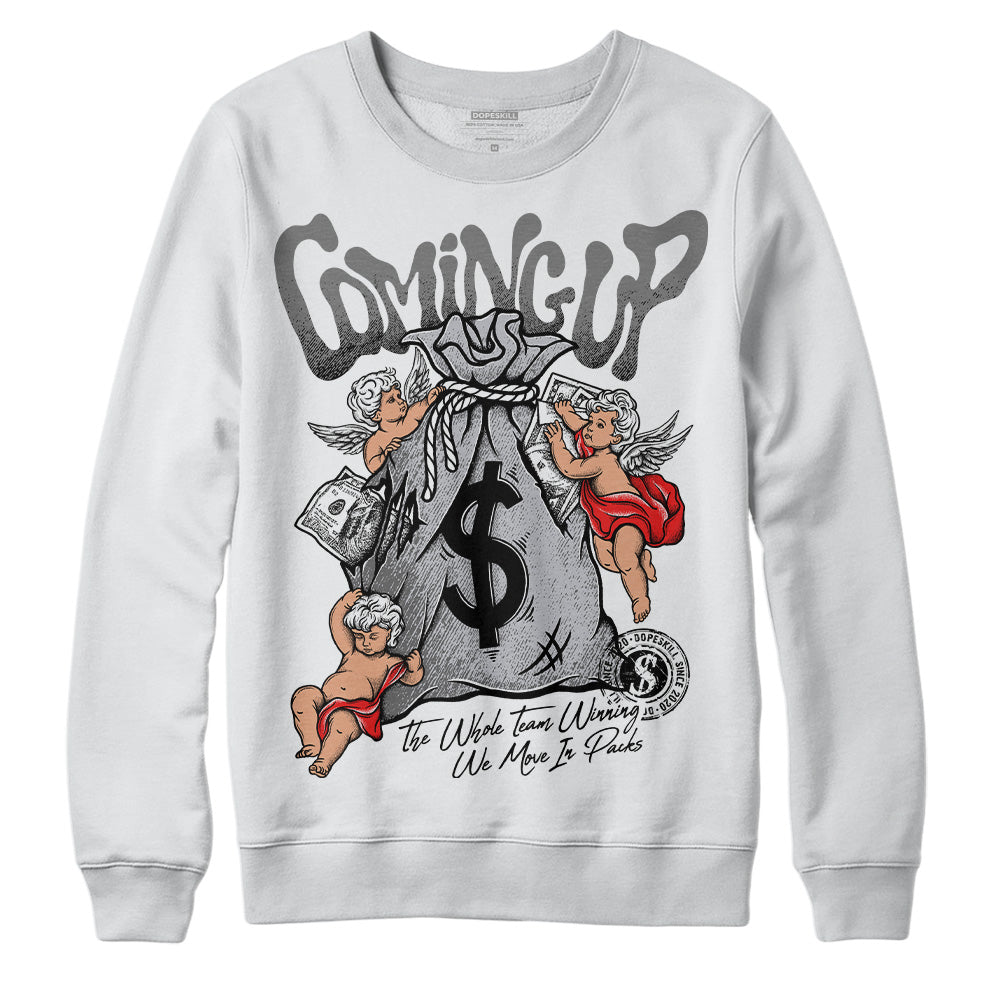 Grey Collection DopeSkill Sweatshirt Money Bag Coming Up Graphic