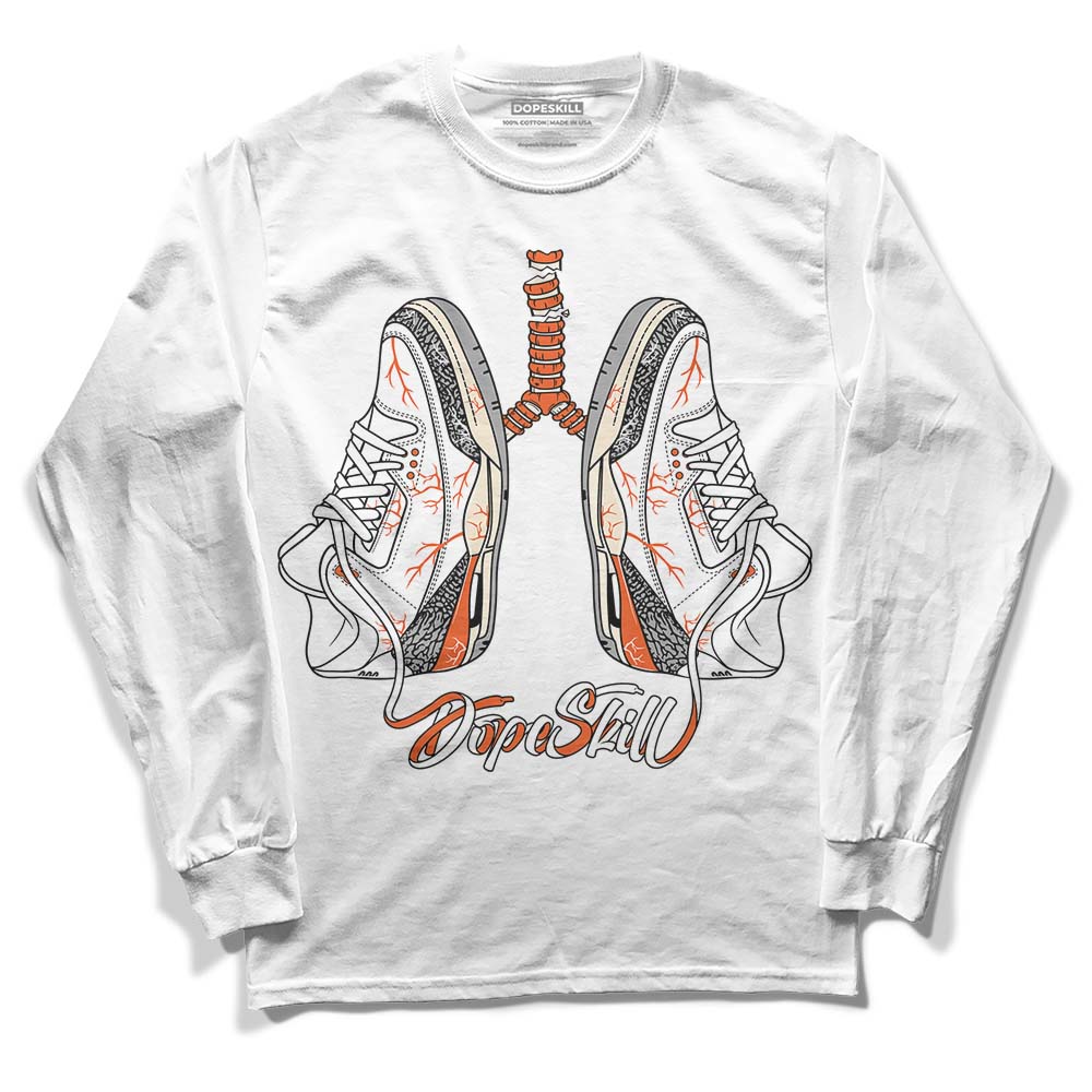 Georgia Peach 3s DopeSkill Long Sleeve T-Shirt Breathe Graphic