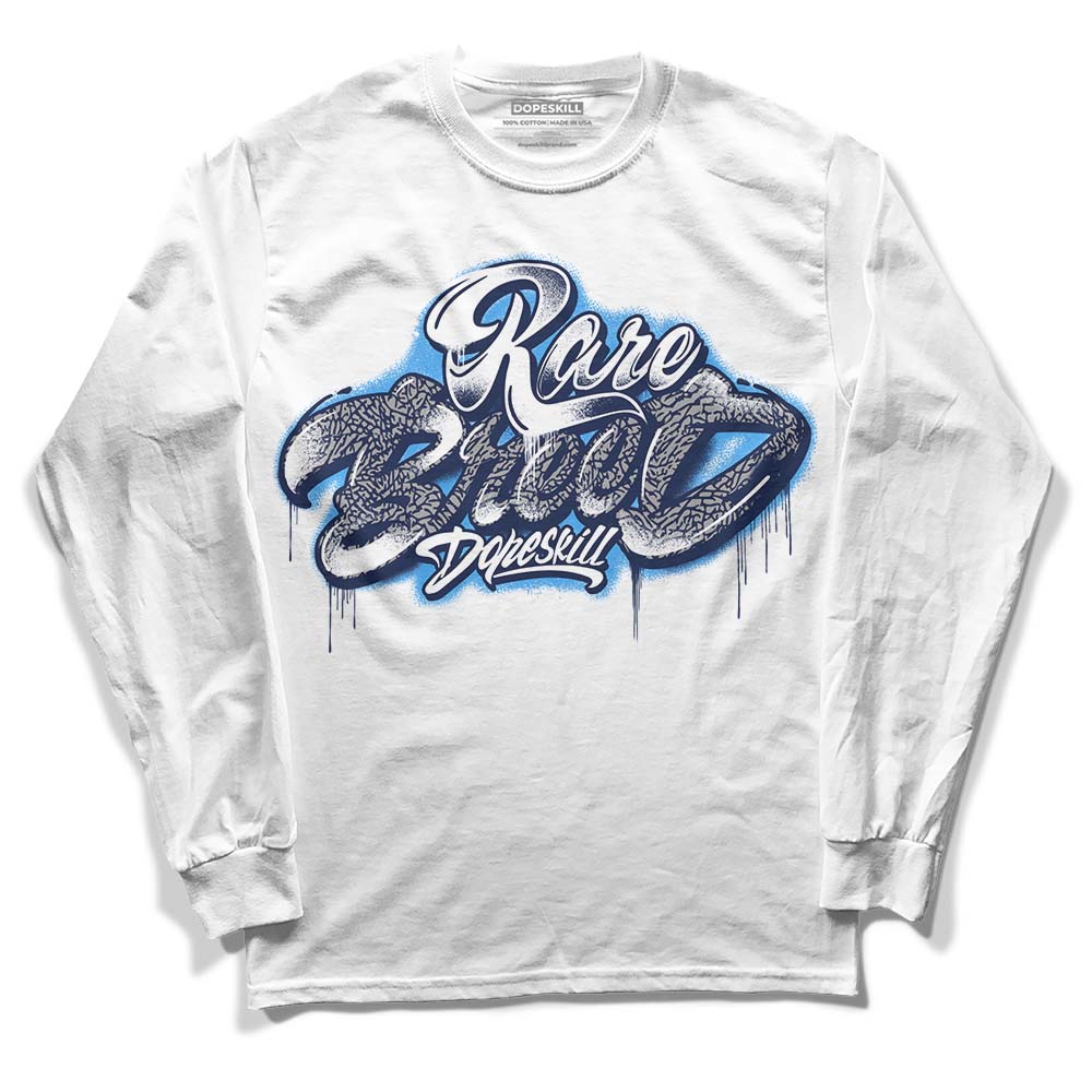 AJ Spizike White Obsidian DopeSkill Long Sleeve T-Shirt Rare Breed Type Graphic