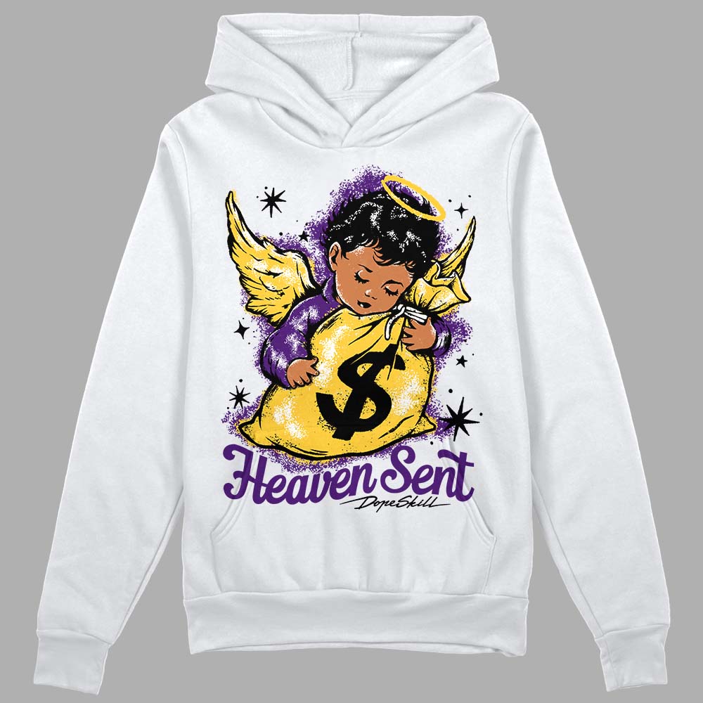 Field Purple 12s DopeSkill Hoodie Sweatshirt Heaven Sent Graphic