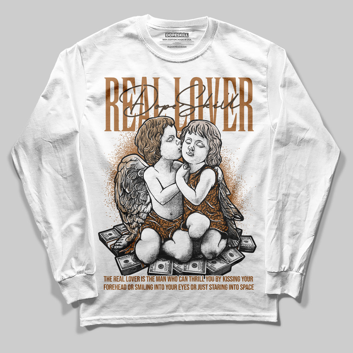 Palomino 3s DopeSkill Long Sleeve T-Shirt Real Lover Graphic