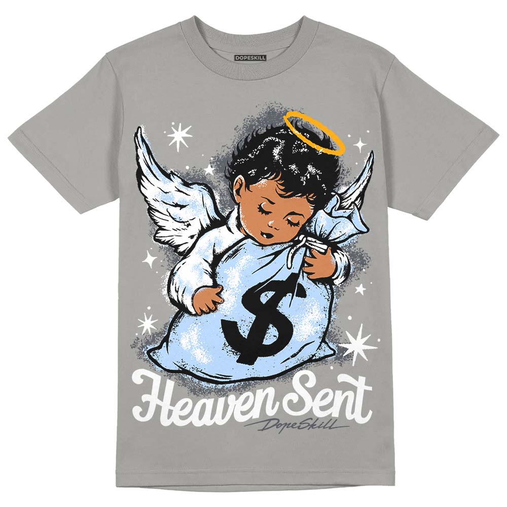 Cool Grey 11s DopeSkill Grey T-shirt Heaven Sent Graphic