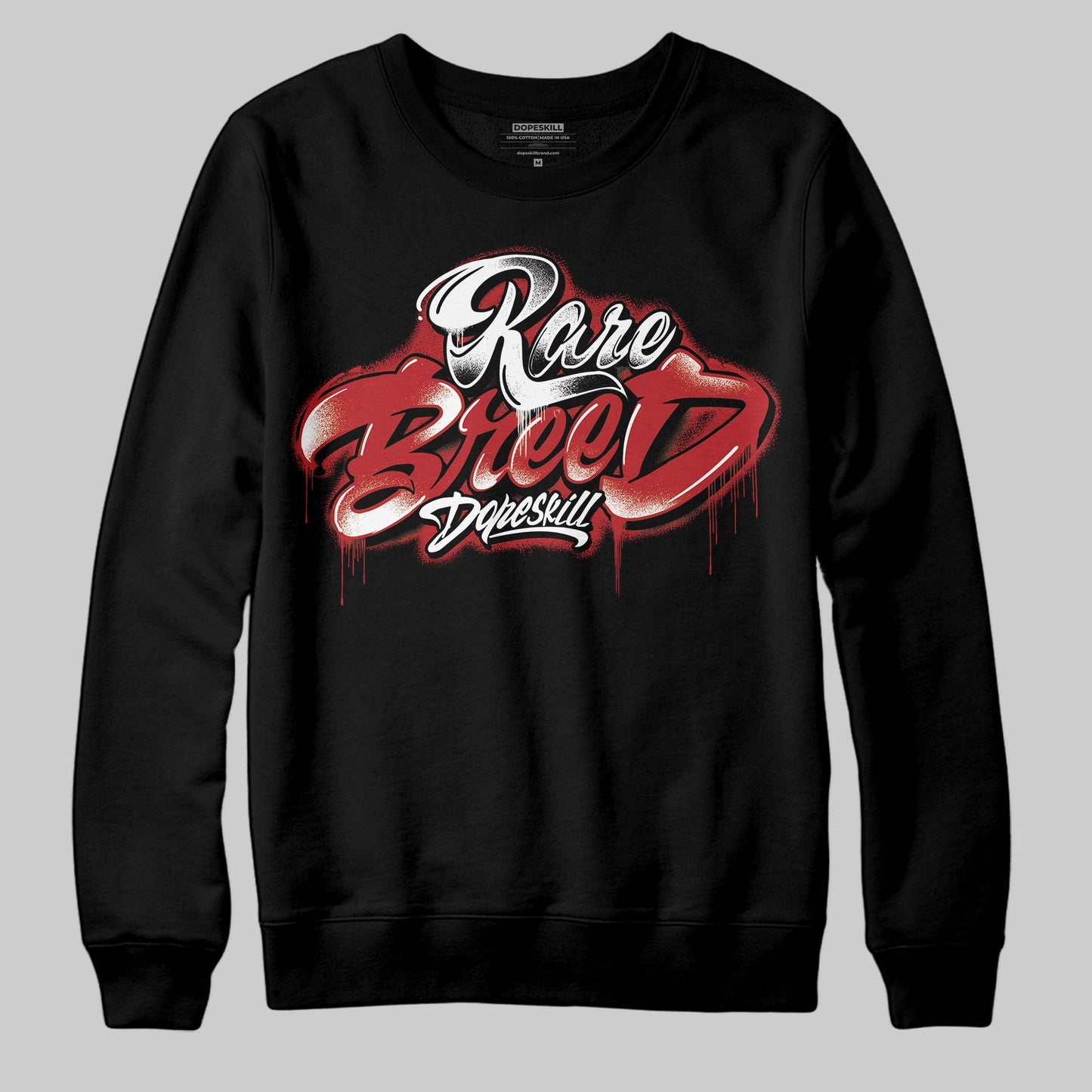 Black Toe Reimagined 1s DopeSkill Sweatshirt Rare Breed Type Graphic