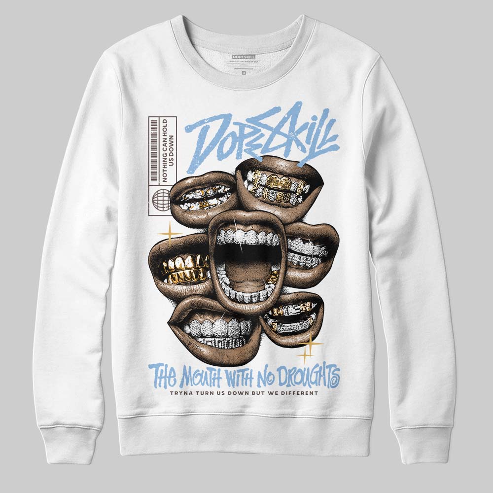Handball Spezial Light Blue DopeSkill Sweatshirt The Mouth With No Droughts Graphic