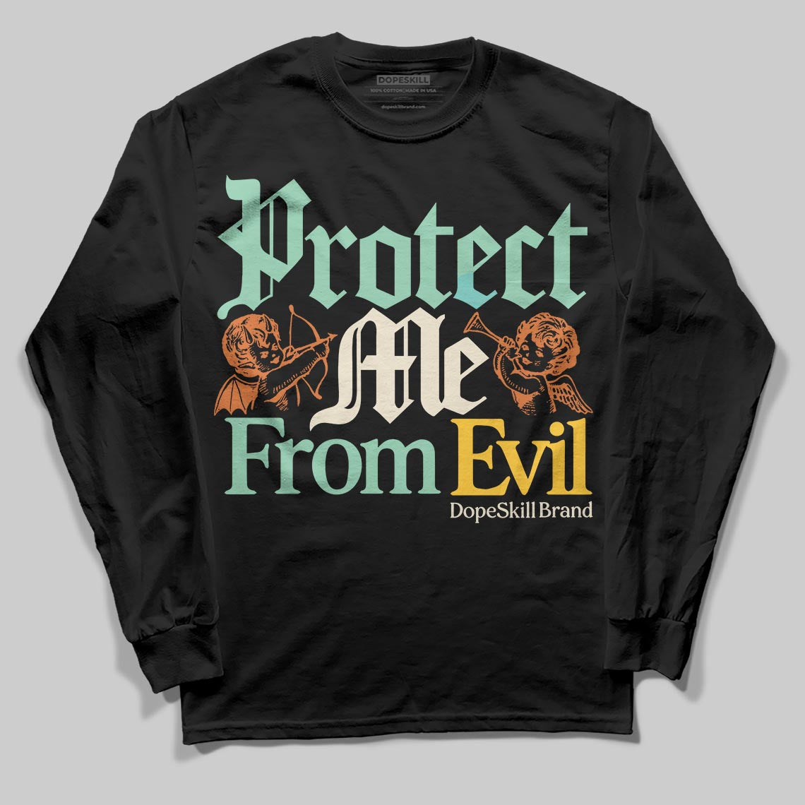 SB Dunk “Rodeo” DopeSkill Long Sleeve T-Shirt Protect Me From Evil Graphic