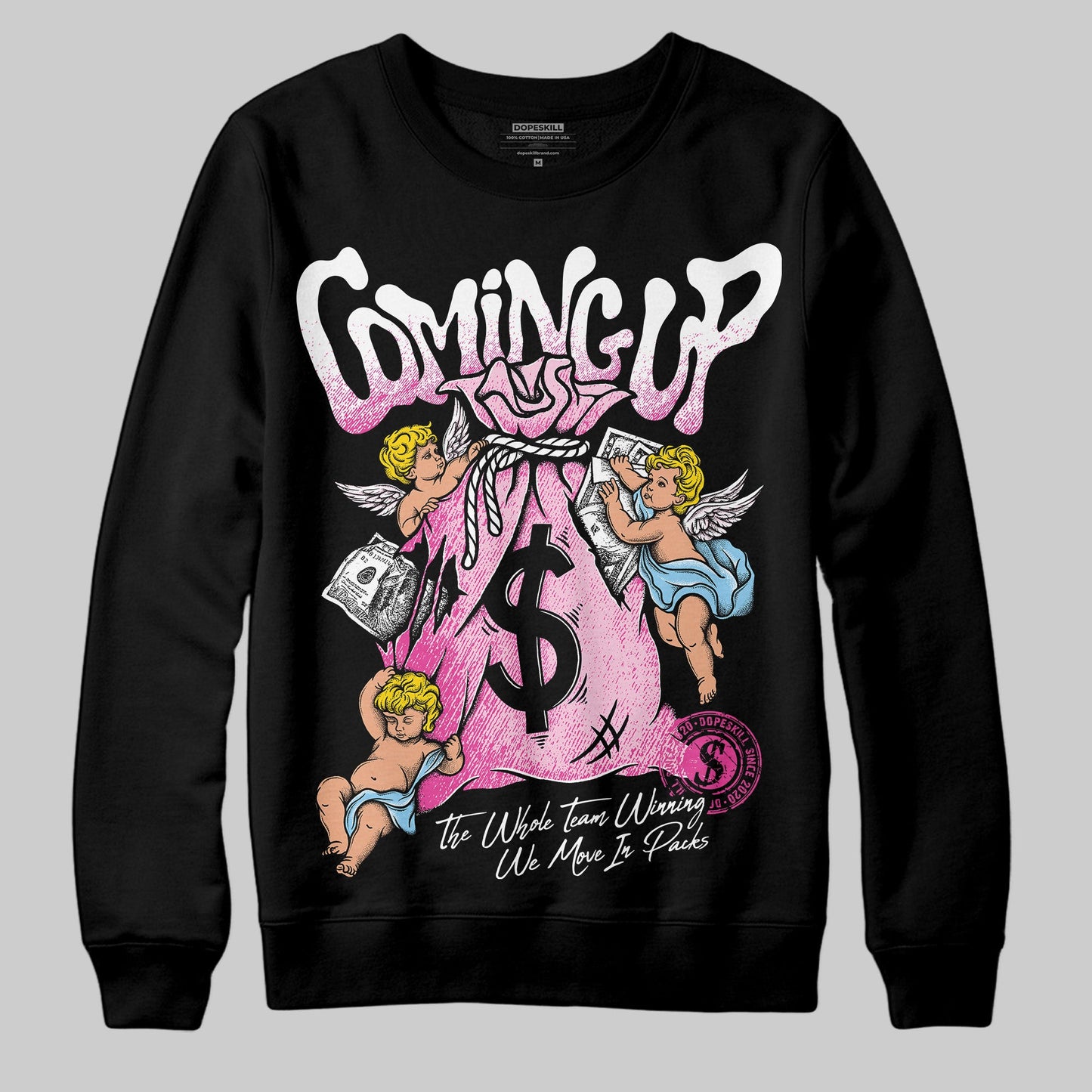 Doernbecher 6s DopeSkill Sweatshirt Money Bag Coming Up Graphic