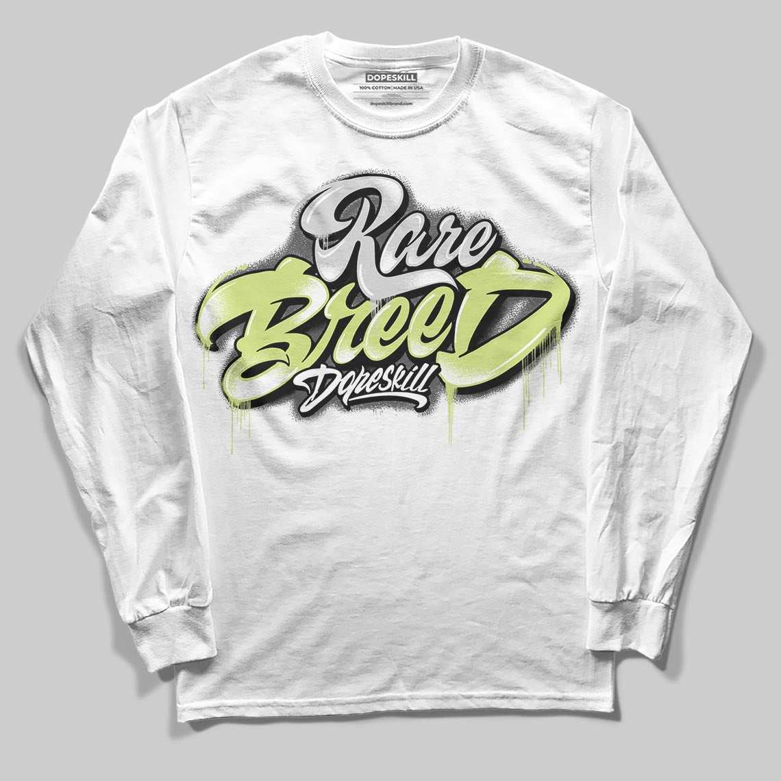 Light Lemon Twist 4s DopeSkill Long Sleeve T-Shirt Rare Breed Type Graphic